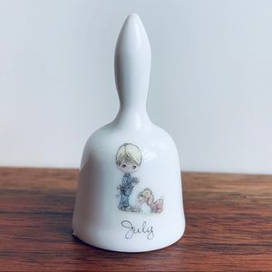 Precious Moments July Birthday Bell-Shaped Thimble